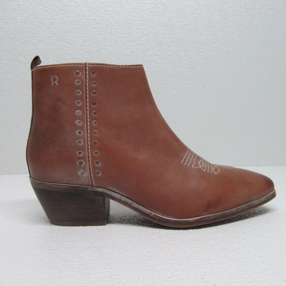 ROAN Bed-Stu Aggie Distressed Leather Western Boot size 8M - Picture 6 of 11